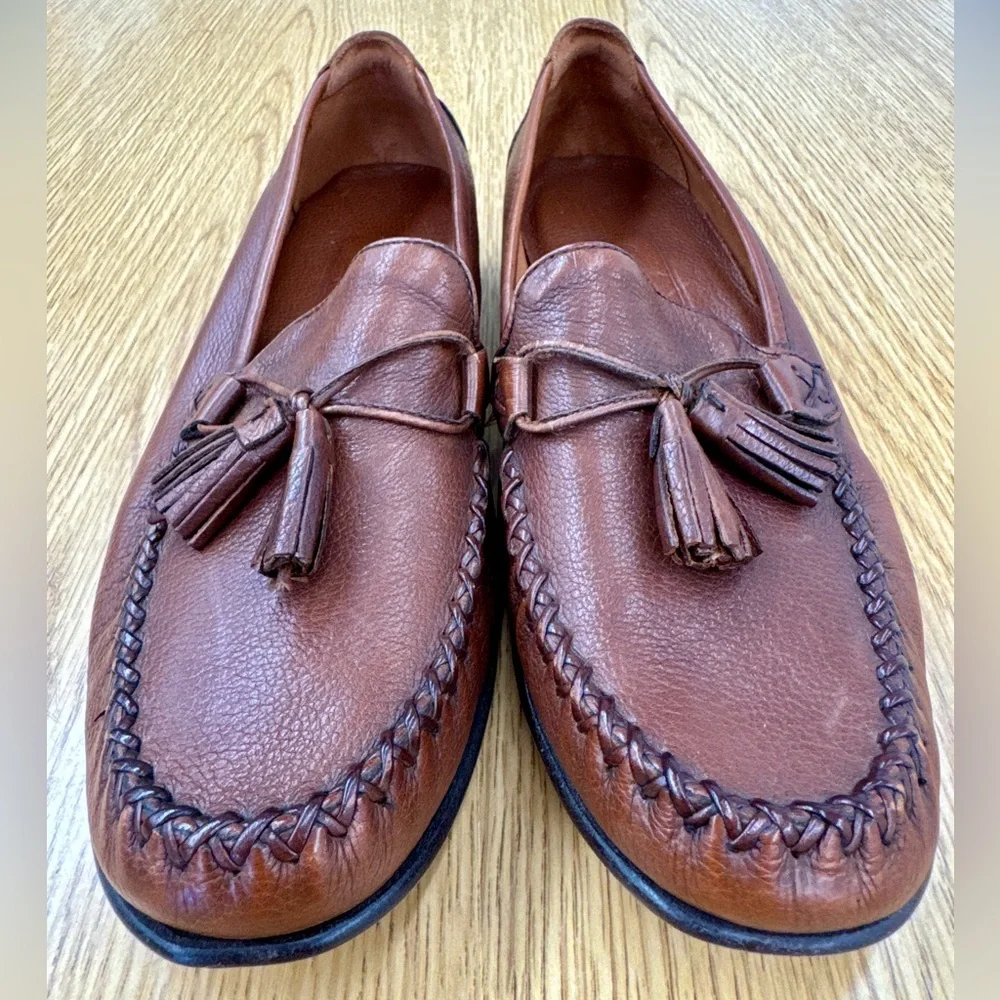 Cole Haan Women’s Genuine Leather Country Tassel Loafers Hand-sewn Moccasin 8B